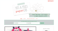 Desktop Screenshot of bitsandpiecespaperlab.com