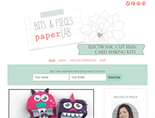 Tablet Screenshot of bitsandpiecespaperlab.com